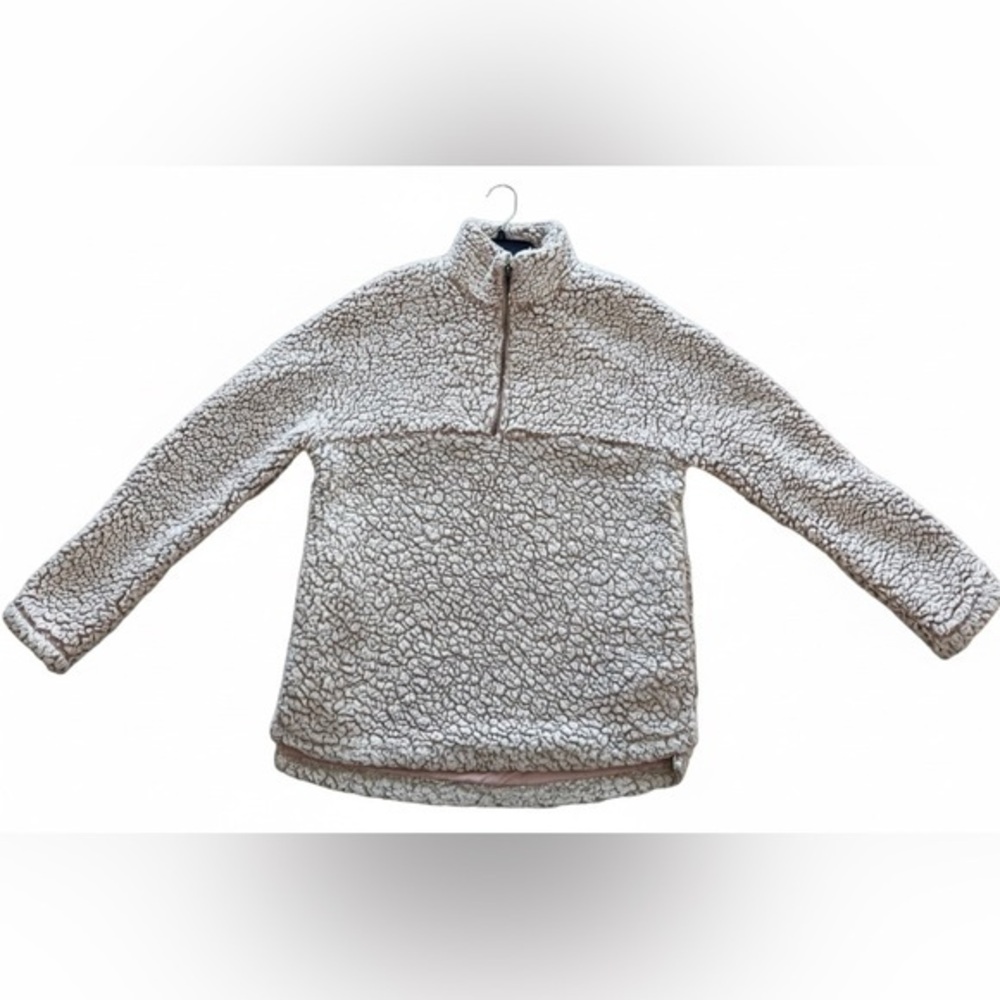 Thread & supply quarter zip sweater-size small